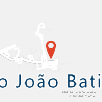 Mapa com localização da Agência AC SAO JOAO BATISTA