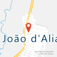 Mapa com localização da Agência AC SAO JOAO D ALIANCA