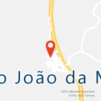 Mapa com localização da Agência AC SAO JOAO DA MATA