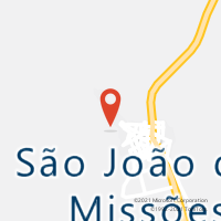 Mapa com localização da Agência AC SAO JOAO DAS MISSOES