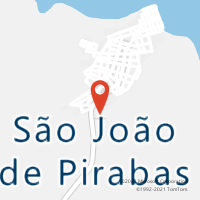 Mapa com localização da Agência AC SAO JOAO DE PIRABAS