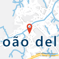Mapa com localização da Agência AC SAO JOAO DEL REI