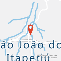 Mapa com localização da Agência AC SAO JOAO DO ITAPERIU
