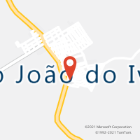 Mapa com localização da Agência AC SAO JOAO DO IVAI