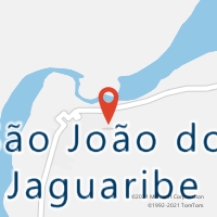 Mapa com localização da Agência AC SAO JOAO DO JAGUARIBE