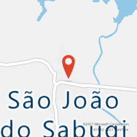 Mapa com localização da Agência AC SAO JOAO DO SABUGI
