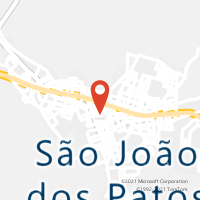Mapa com localização da Agência AC SAO JOAO DOS PATOS