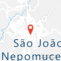 Mapa com localização da Agência AC SAO JOAO NEPOMUCENO