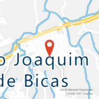 Mapa com localização da Agência AC SAO JOAQUIM DE BICAS