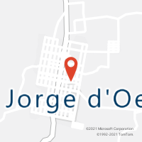Mapa com localização da Agência AC SAO JORGE DO OESTE