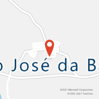 Mapa com localização da Agência AC SAO JOSE DA BARRA