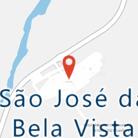 Mapa com localização da Agência AC SAO JOSE DA BELA VISTA