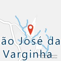 Mapa com localização da Agência AC SAO JOSE DA VARGINHA