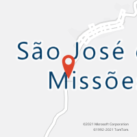 Mapa com localização da Agência AC SAO JOSE DAS MISSOES