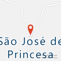 Mapa com localização da Agência AC SAO JOSE DE PRINCESA