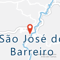 Mapa com localização da Agência AC SAO JOSE DO BARREIRO