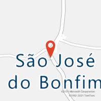 Mapa com localização da Agência AC SAO JOSE DO BONFIM