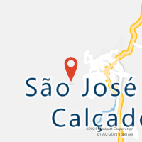 Mapa com localização da Agência AC SAO JOSE DO CALCADO