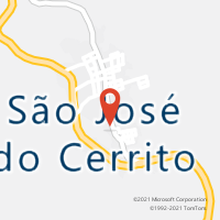 Mapa com localização da Agência AC SAO JOSE DO CERRITO