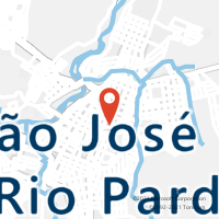 Mapa com localização da Agência AC SAO JOSE DO RIO PARDO