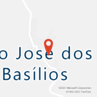 Mapa com localização da Agência AC SAO JOSE DOS BASILIOS