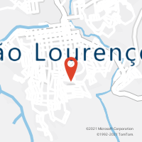 Mapa com localização da Agência AC SAO LOURENCO