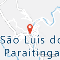 Mapa com localização da Agência AC SAO LUIS DO PARAITINGA