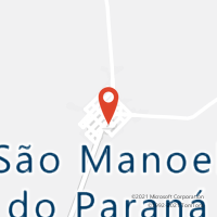 Mapa com localização da Agência AC SAO MANOEL DO PARANA