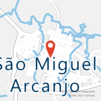 Mapa com localização da Agência AC SAO MIGUEL ARCANJO