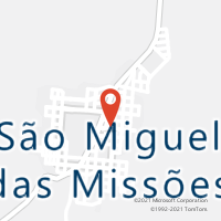 Mapa com localização da Agência AC SAO MIGUEL DAS MISSOES