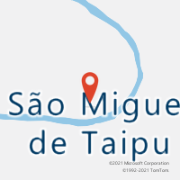 Mapa com localização da Agência AC SAO MIGUEL DE TAIPU