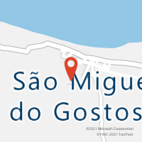 Mapa com localização da Agência AC SAO MIGUEL DO GOSTOSO