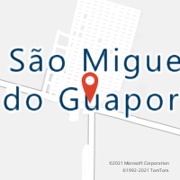 Mapa com localização da Agência AC SAO MIGUEL DO GUAPORE