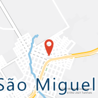 Mapa com localização da Agência AC SAO MIGUEL DO IGUACU