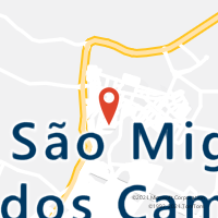 Mapa com localização da Agência AC SAO MIGUEL DOS CAMPOS