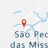 Mapa com localização da Agência AC SAO PEDRO DAS MISSOES