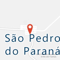 Mapa com localização da Agência AC SAO PEDRO DO PARANA