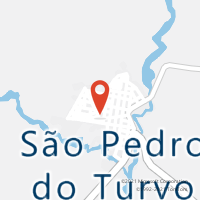 Mapa com localização da Agência AC SAO PEDRO DO TURVO