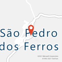 Mapa com localização da Agência AC SAO PEDRO DOS FERROS