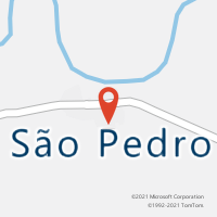 Mapa com localização da Agência AC SAO PEDRO