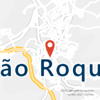 Mapa com localização da Agência AC SAO ROQUE