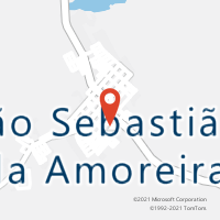Mapa com localização da Agência AC SAO SEBASTIAO DA AMOREIRA