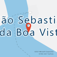 Mapa com localização da Agência AC SAO SEBASTIAO DA BOA VISTA