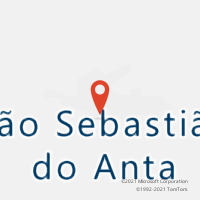 Mapa com localização da Agência AC SAO SEBASTIAO DO ANTA