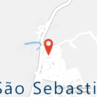 Mapa com localização da Agência AC SAO SEBASTIAO DO PASSE
