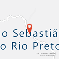 Mapa com localização da Agência AC SAO SEBASTIAO DO RIO PRETO
