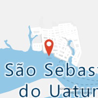 Mapa com localização da Agência AC SAO SEBASTIAO DO UATUMA