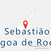 Mapa com localização da Agência AC SAO SEBASTIAO LAGOA DE ROCA