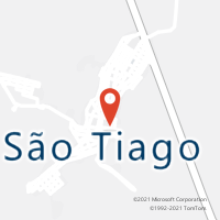 Mapa com localização da Agência AC SAO TIAGO