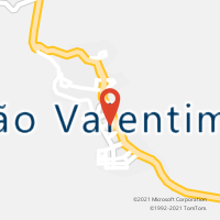 Mapa com localização da Agência AC SAO VALENTIM